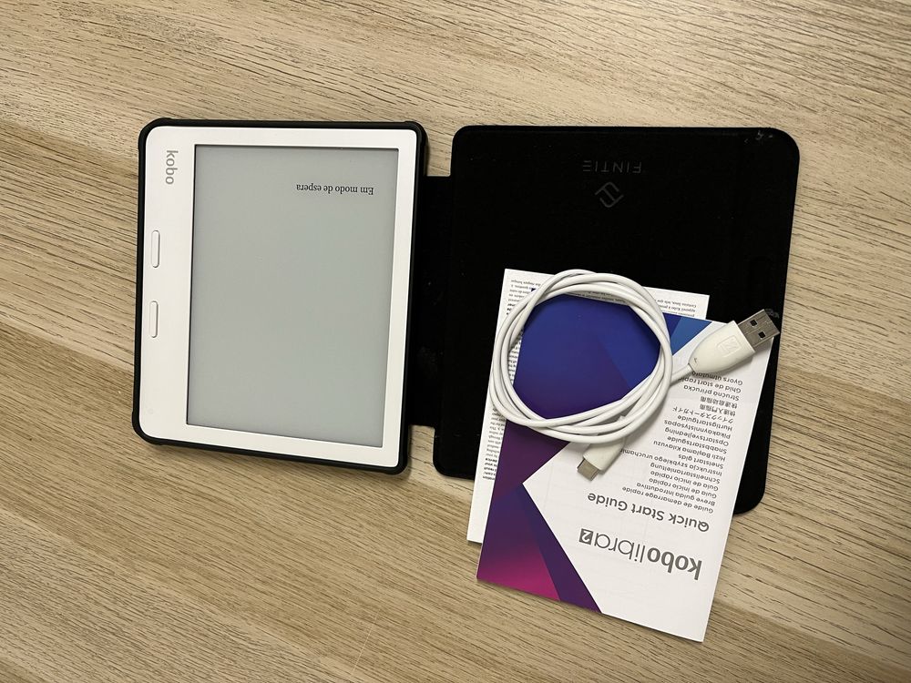 Kobo libra 2 com capa magnética