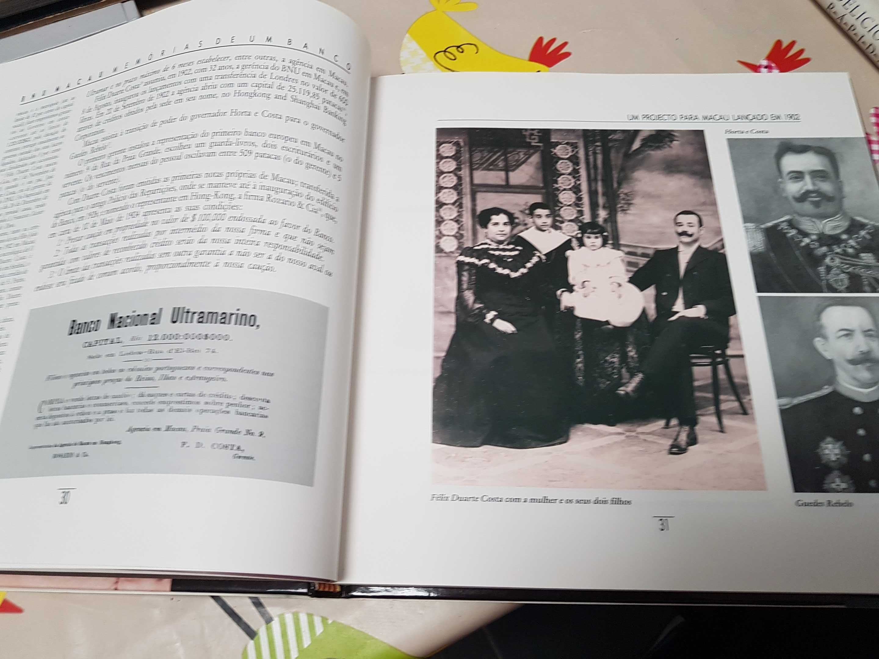 Livro Memórias de um banco BNU Macau