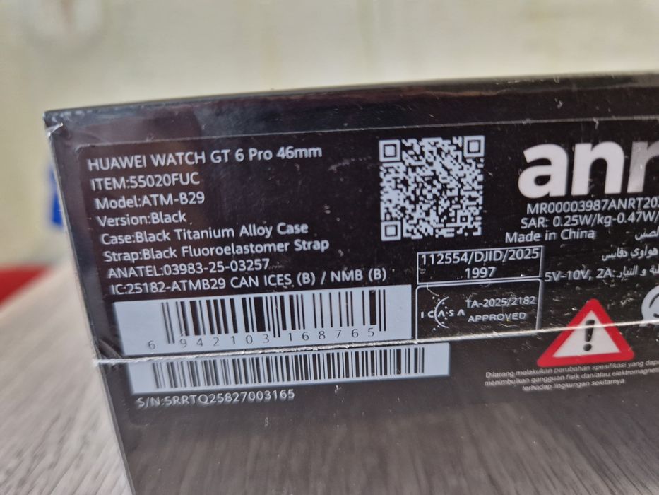 Huawei gt 6pro black НОВИНКА запакованы