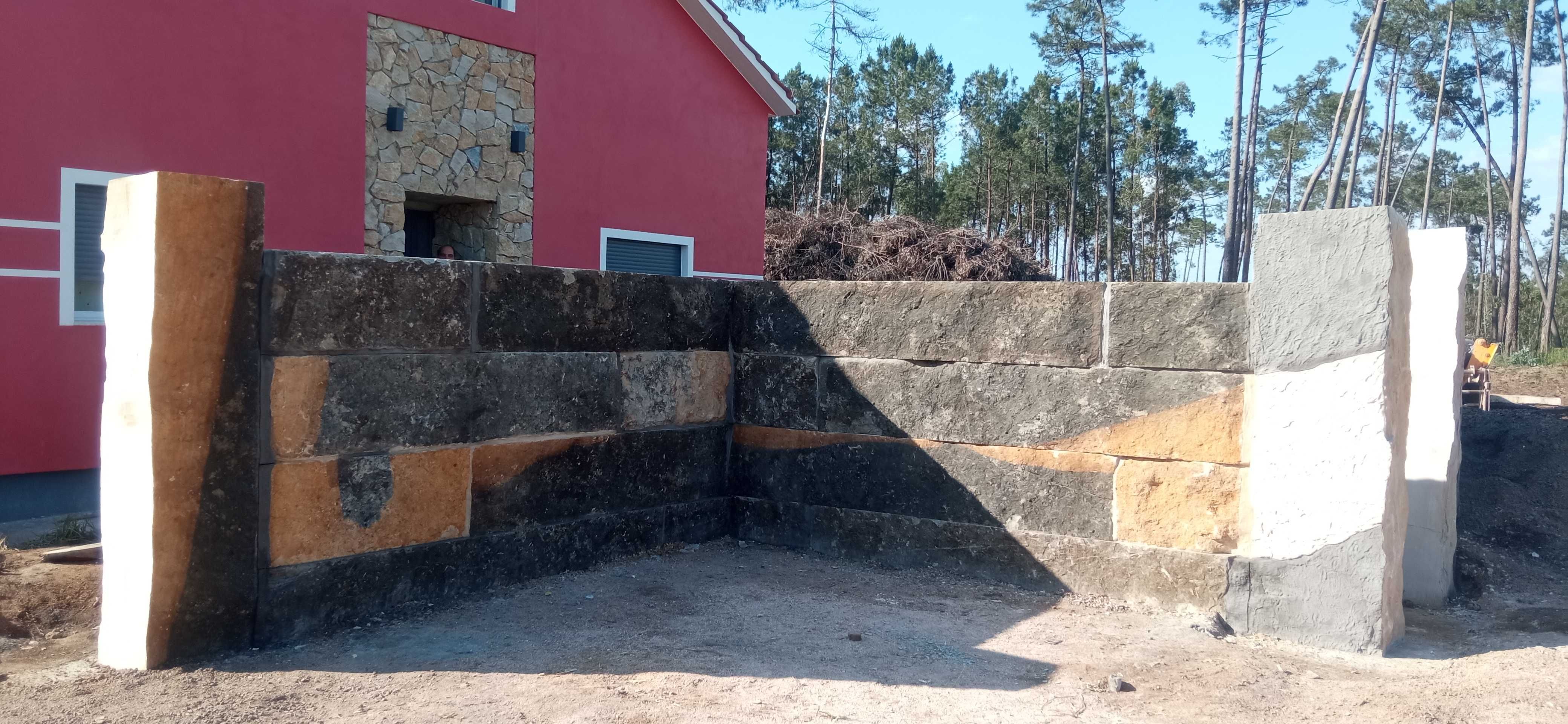 Muros em pedra Natural