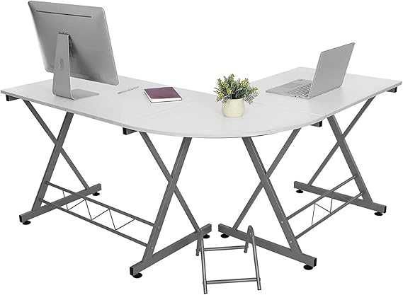 Stolik pod komputer, biurko narożne białe. Nowe. Okazja