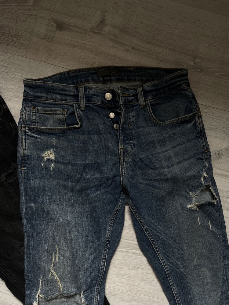 Рвані чоловічі джинси zara 32 кофта в подарунок