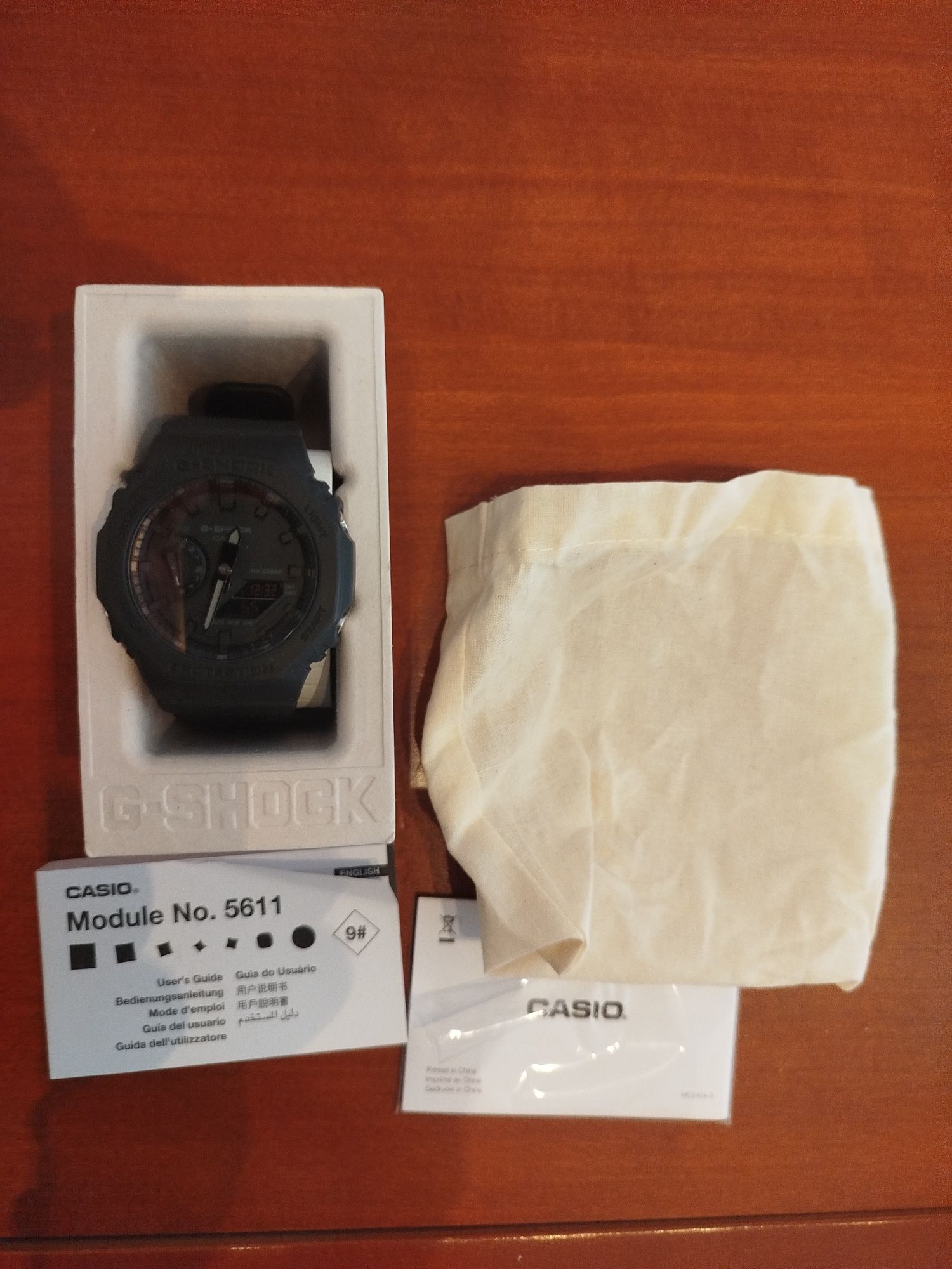 Casio GA-2100-1A1ER GShock Novo