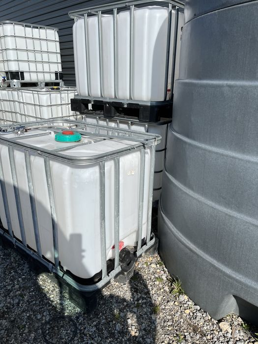 Zbiornik 600 l mauzer beczka paletopojemnik mini na wodę