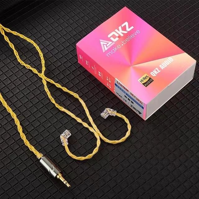 Кабель для наушников QKZ 2 pin 0.75 QDC 3.5 мм jack Kz без микрофона