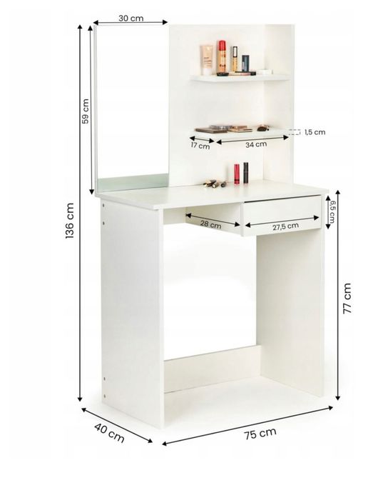 Toaletka kosmetyczka