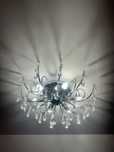 Lampa kryształowa 60cm plafon
