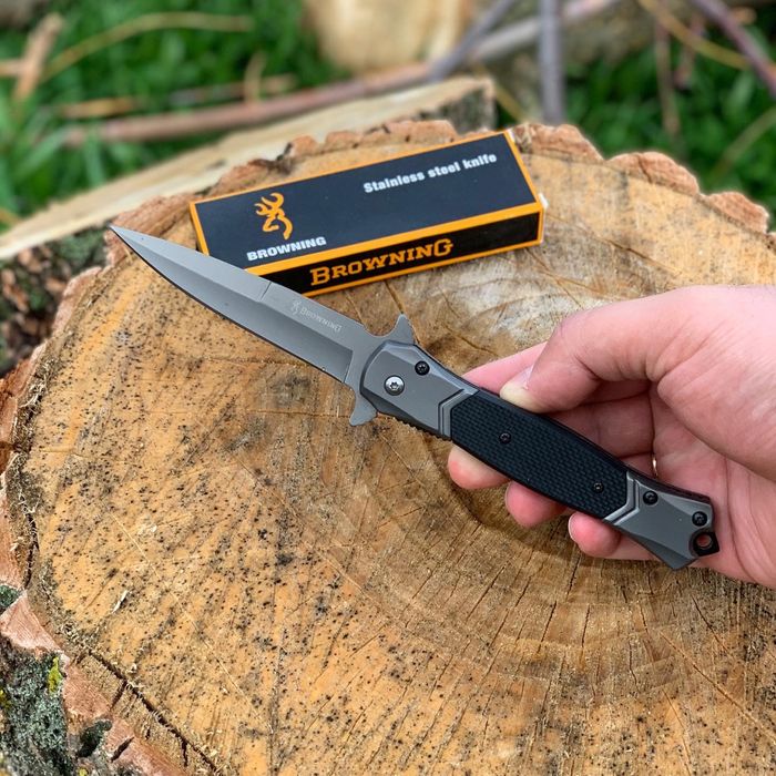 Код 195 Нож стилет Browning складной выкидной складний ніж тактический