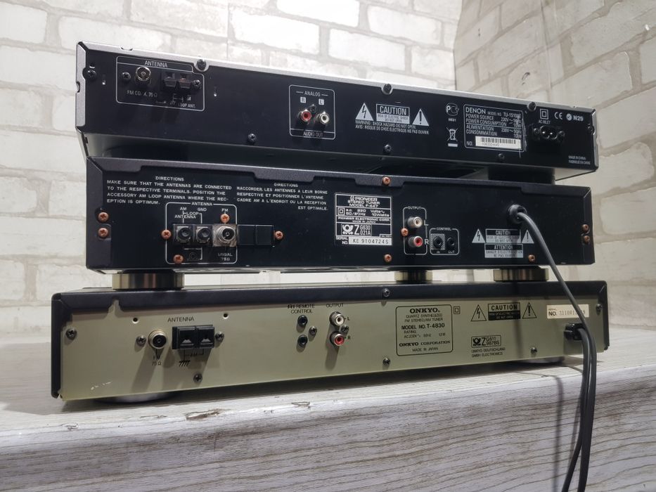 Стерео FM/AM тюнер ONKYO, DENON, PIONEER, б/у з Німеччини