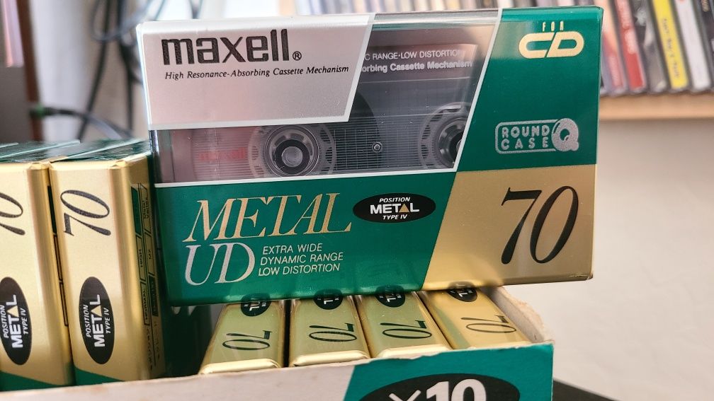 Новая коллекционная аудиокассета Maxell UD Metal 70 Made in Japan