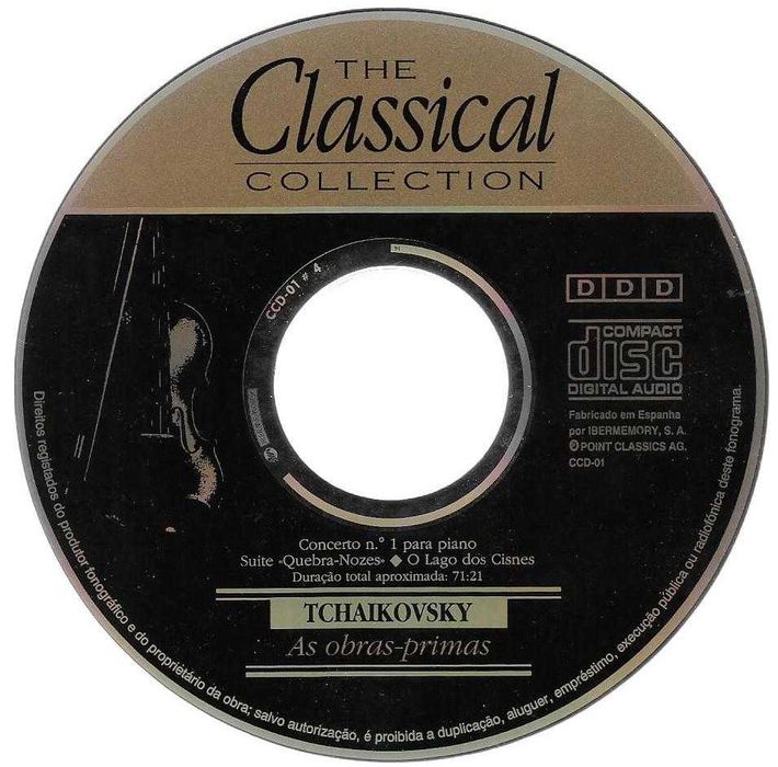 Tchaikovski - - - - - As Obras Primas - - - - - CD