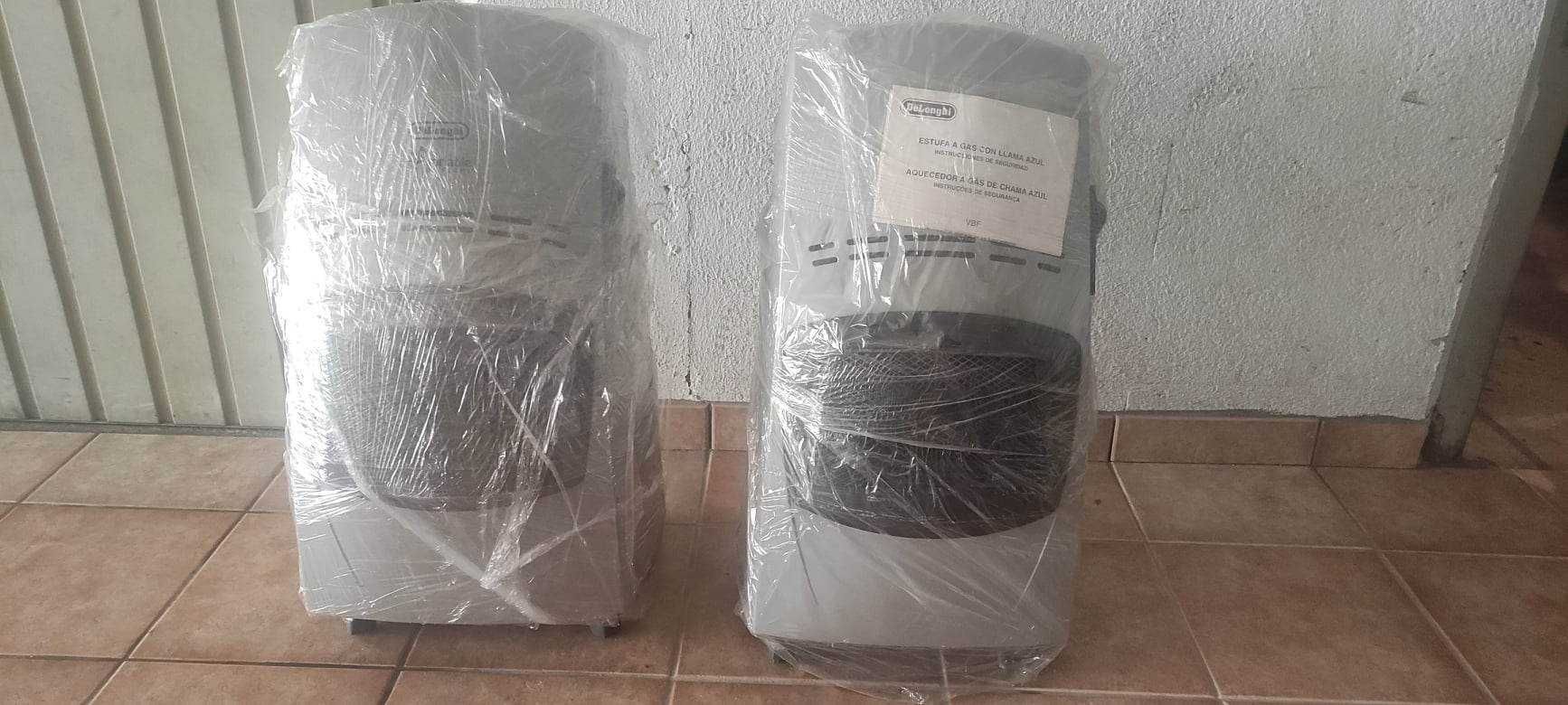 Aquecedores a gás DeLonghi Novos sem uso