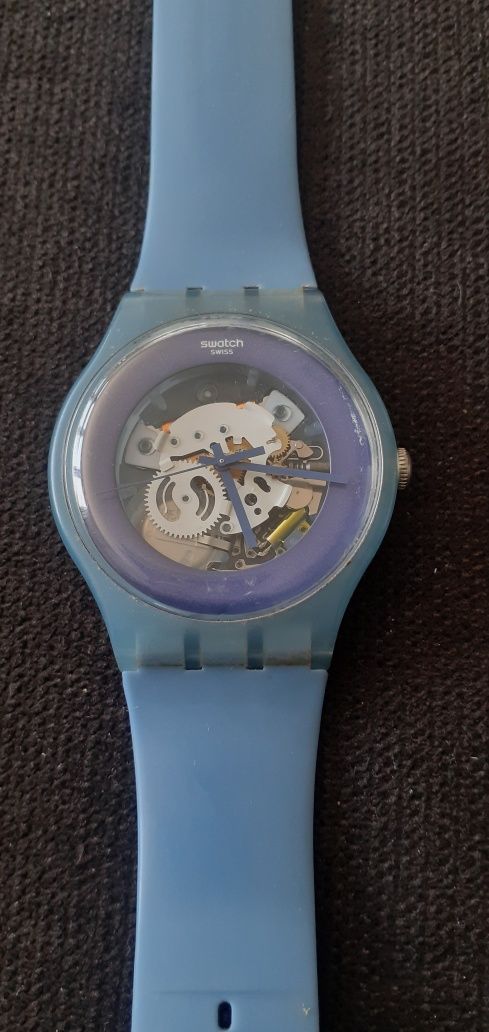 Relógio swatch azul