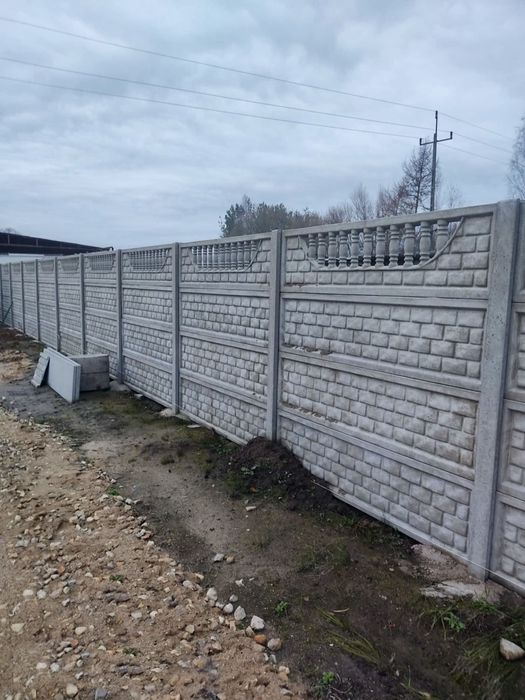 Ogrodzenia betonowe | Garaże z płyt | Transport, rozładunek, montaż