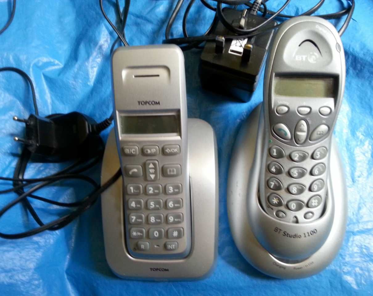 Telefony Bezprzewodowe Topcom i BT Studio 1100