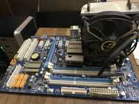 Збірка материнка gigabyte LGA775 + CPU xeon x5460