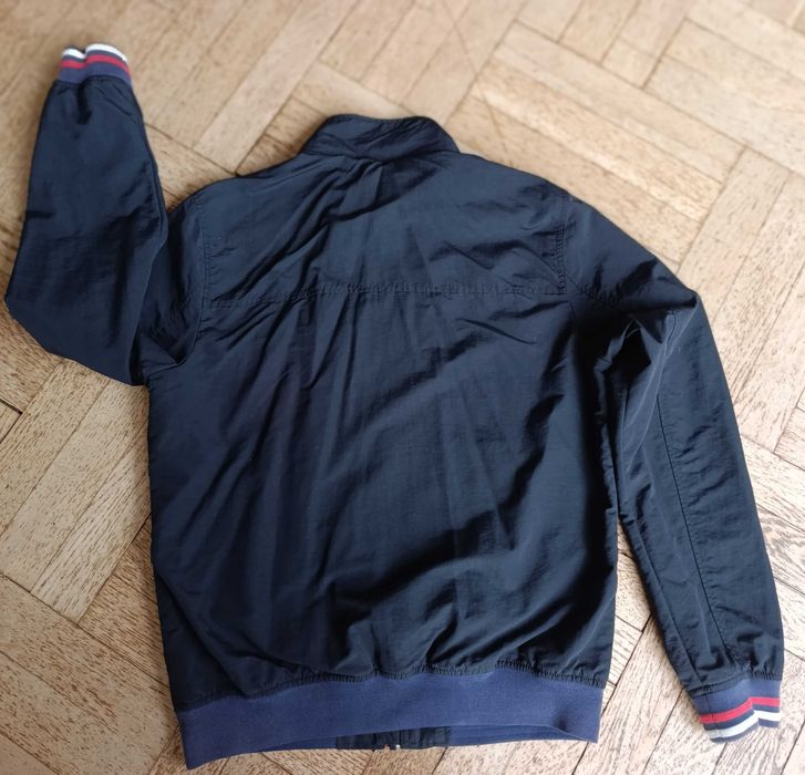 Tommy Hilfiger piękną kurtka męska lekka rozmiar L czarna