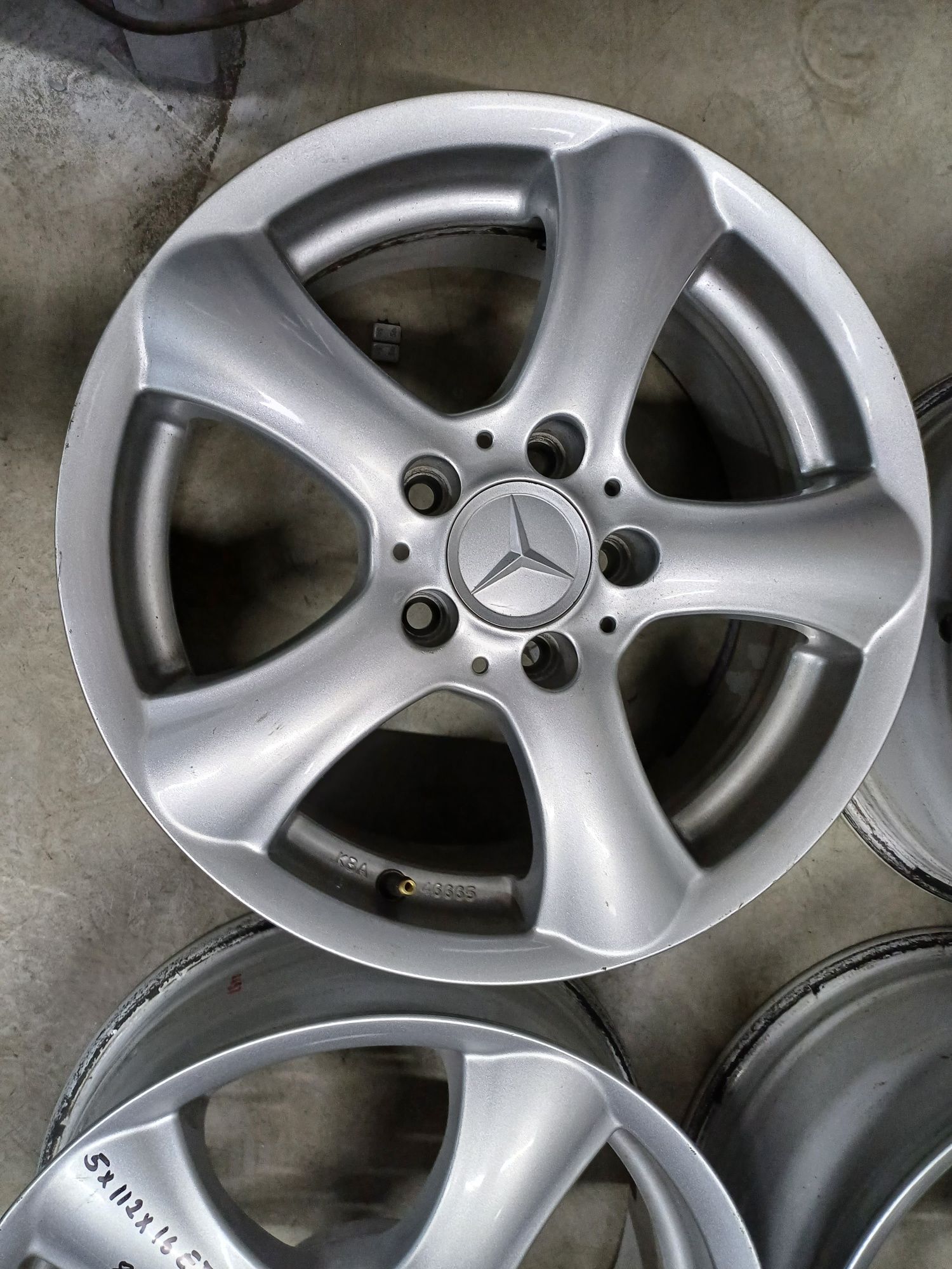 Felgi aluminiowe 5x112x16 et37 mercedes audi vw