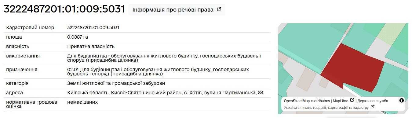 Продам будинок Хотів. Ділянка 10 соток, світло, вода, газ.