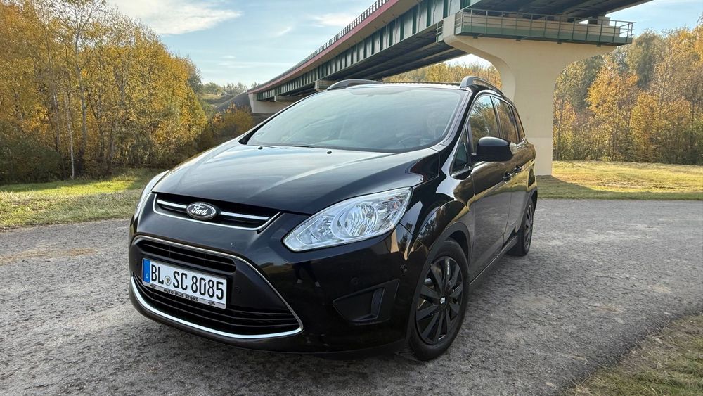 Ford Grand C-MAX 160 Tyś Przebiegu Oryginał Benzyna Super Stan klima 7 foteli