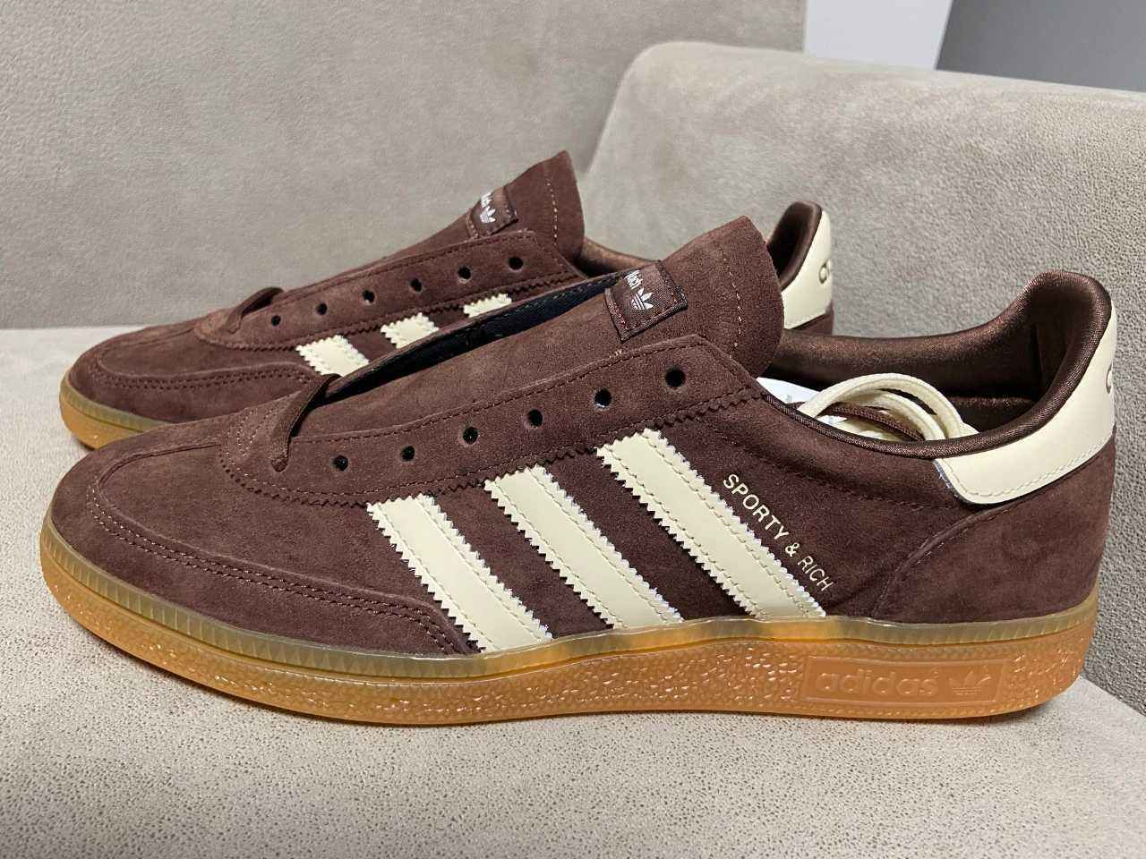 brązowy\Handball\adidas\nowy UnisexTrampki.38