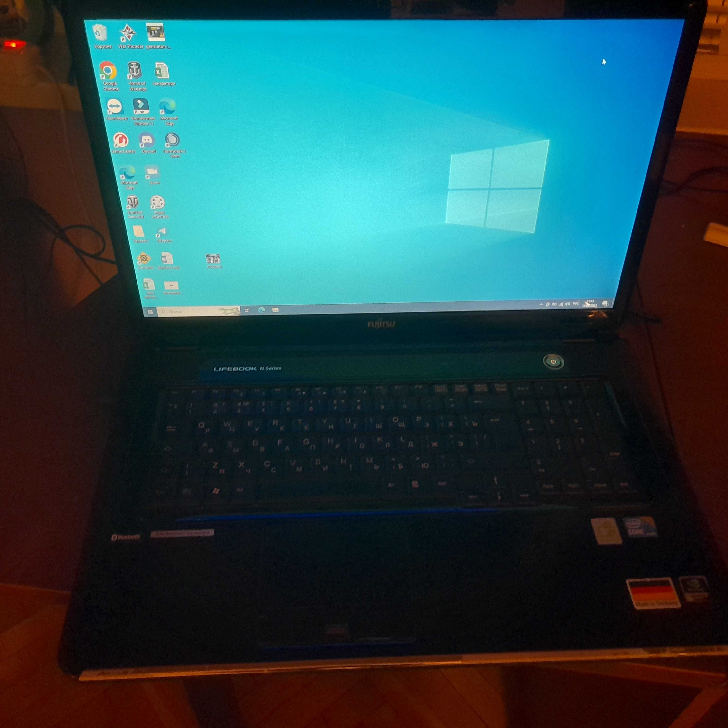 Ноутбук fujitsu lifebook nh570