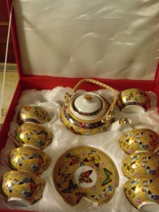 Китайский Чайный фарфоровый сервиз
