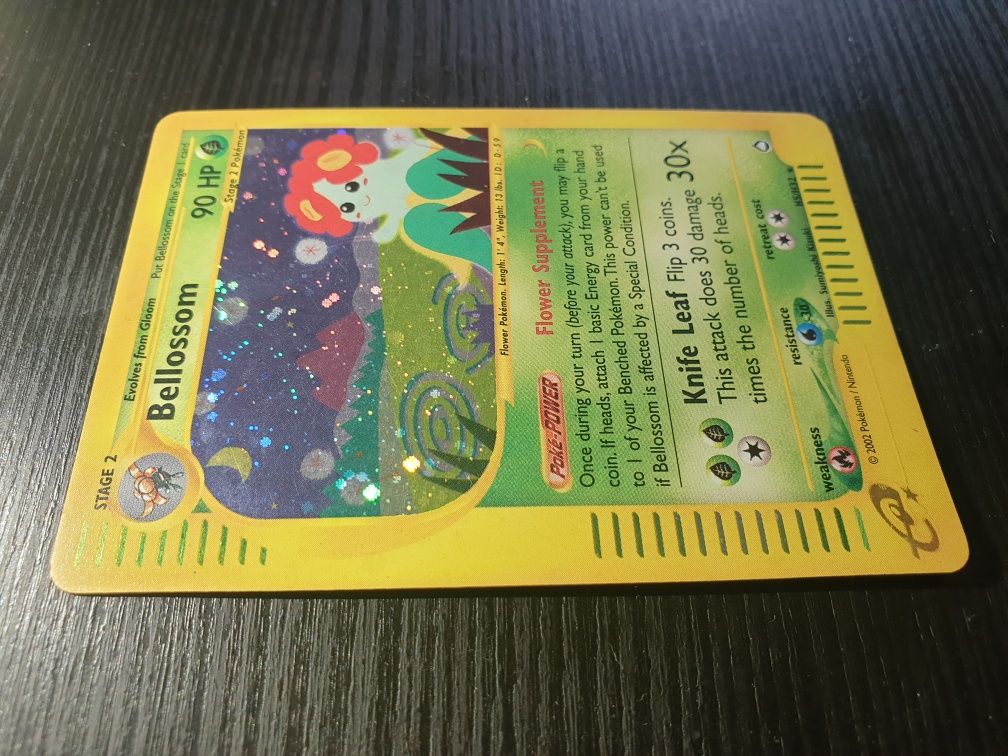 Karta pokemon Bellossom holo aquapolis