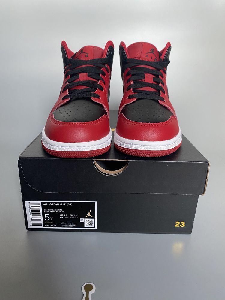 Jordan 1 Mid Reverse Bred 38 39