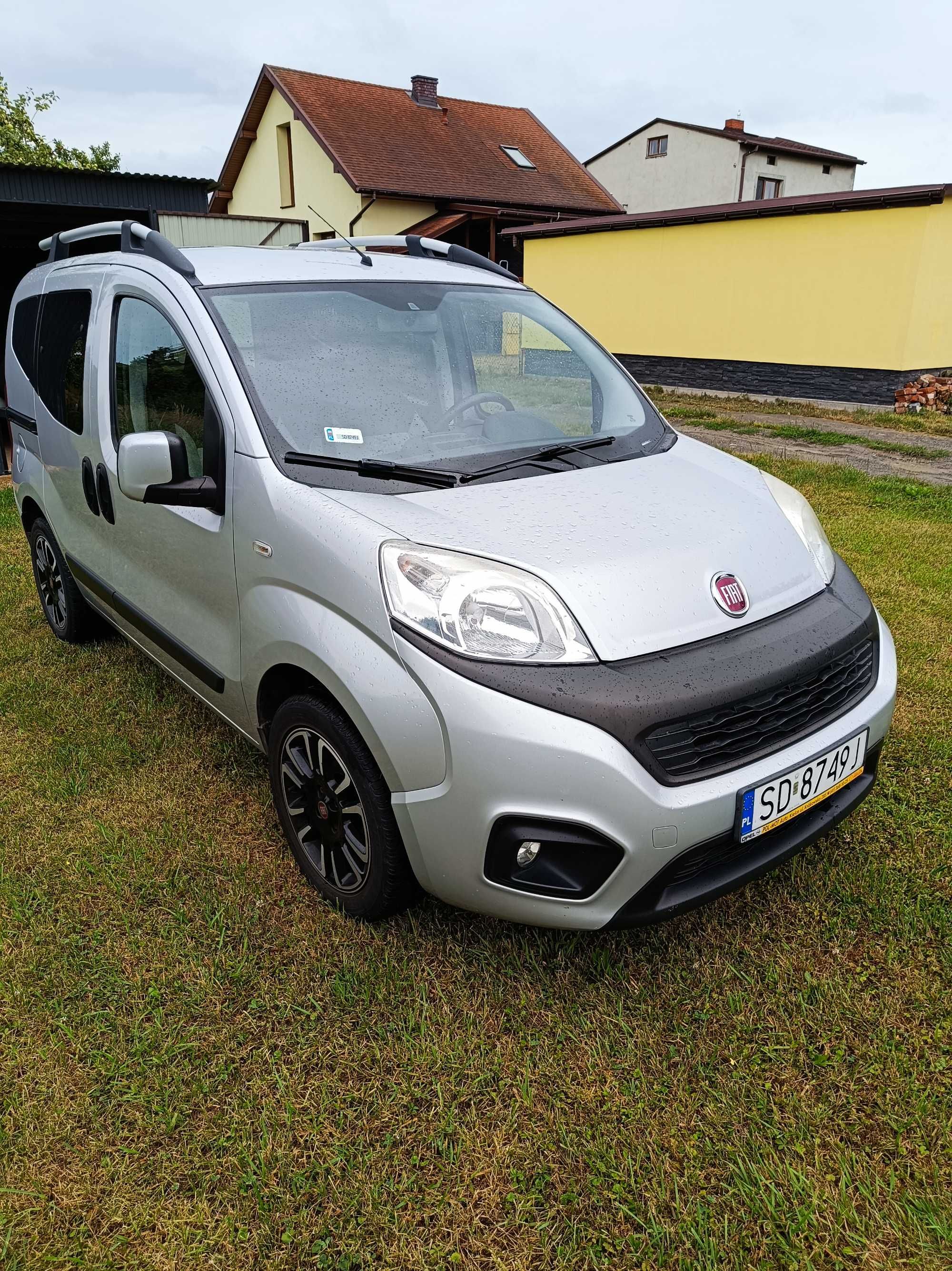 Fiat Qubo 1.4 LPG, Webasto, 65 tys. rejestracja 2017, bezwypadkowy