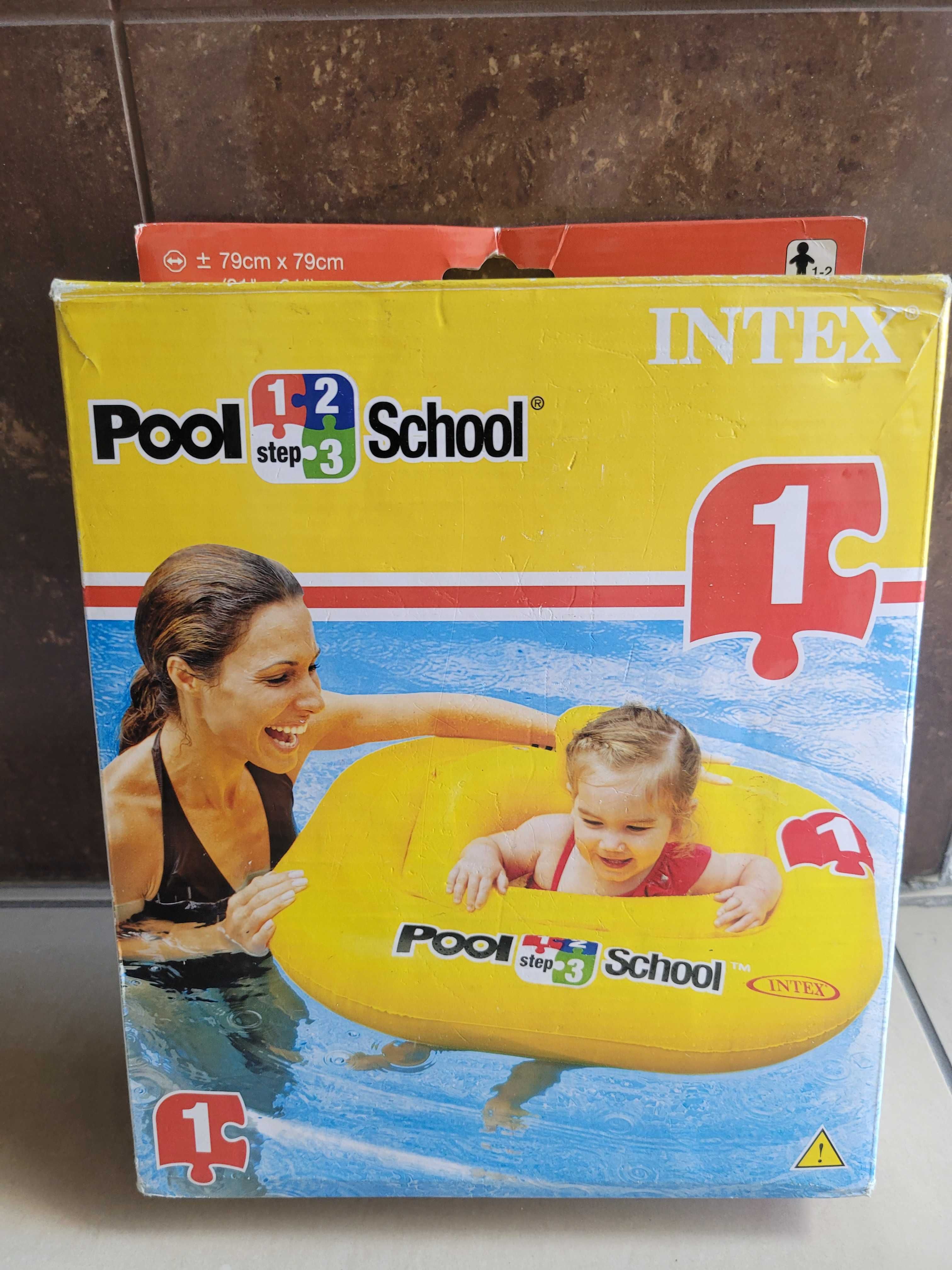 Ponton Pool School Intex siedzenie dmuchane