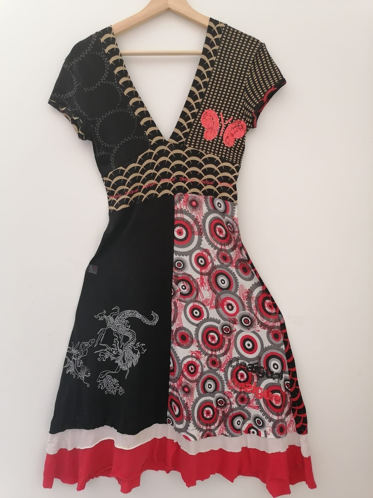 Vestido marca Desigual tamanho xs