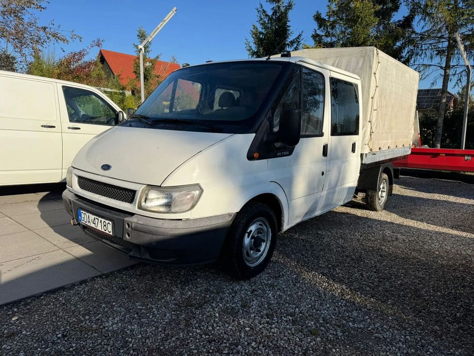 Ford TRANSI DOKA PLANDEKA  Sprowadzony Zarejestrowany F-VAT MARŻA