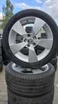 Felgi 17 Skoda 5x112 + opony Goodyear 225/45R17 – 1450 zł