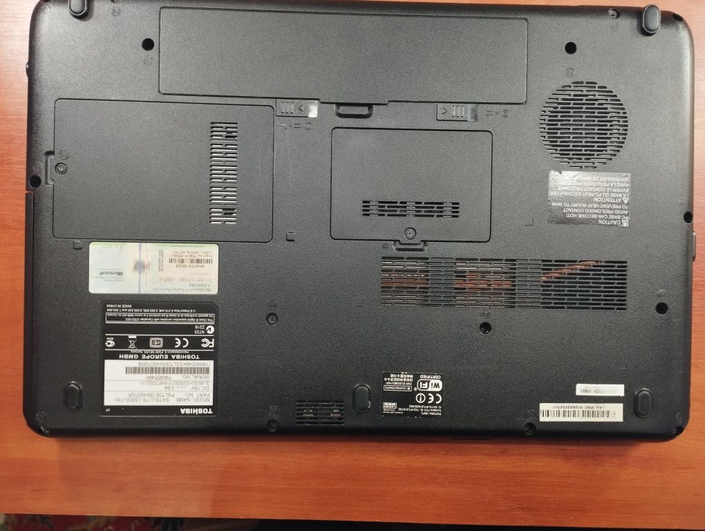 Ноутбук Toshiba satellite l500d-13h