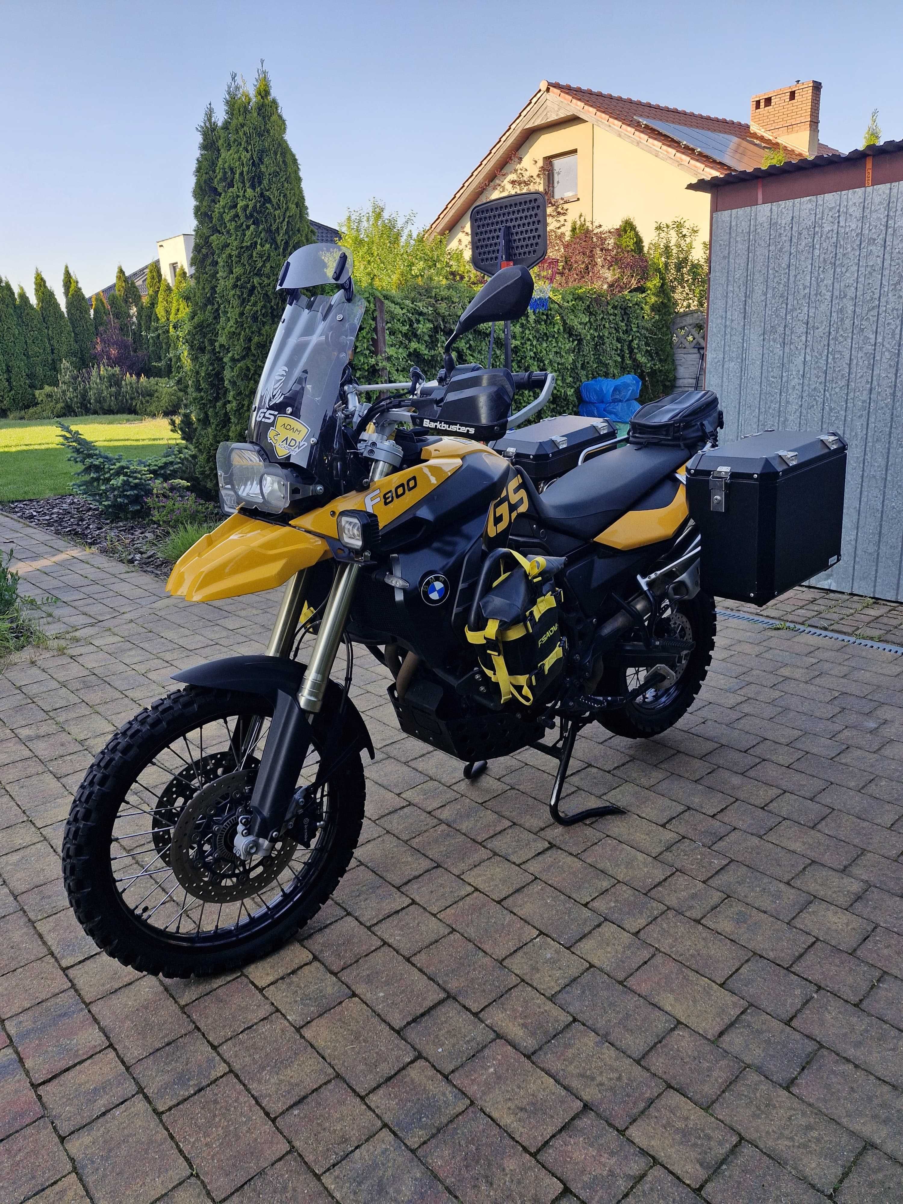 BMW F800GS 2009 r. 57 tys.km KUFRY