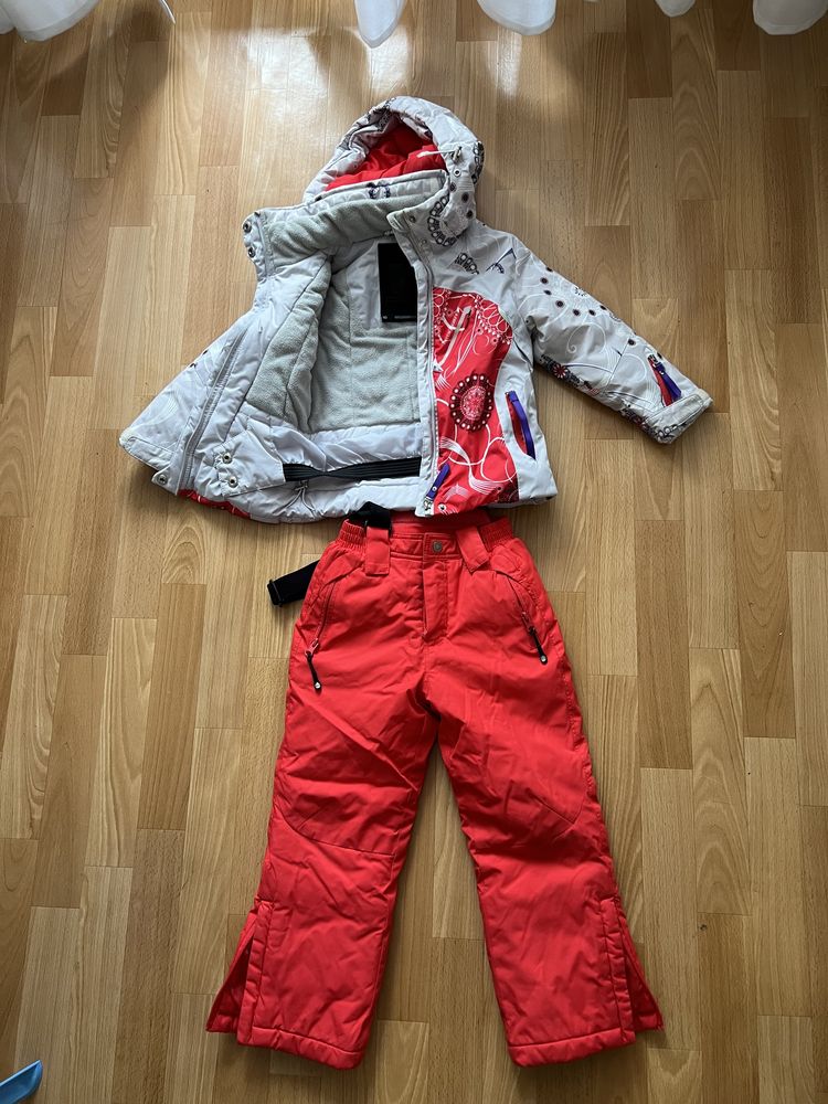 Детская зимняя куртка и штаны комбинезон лыжный костюм