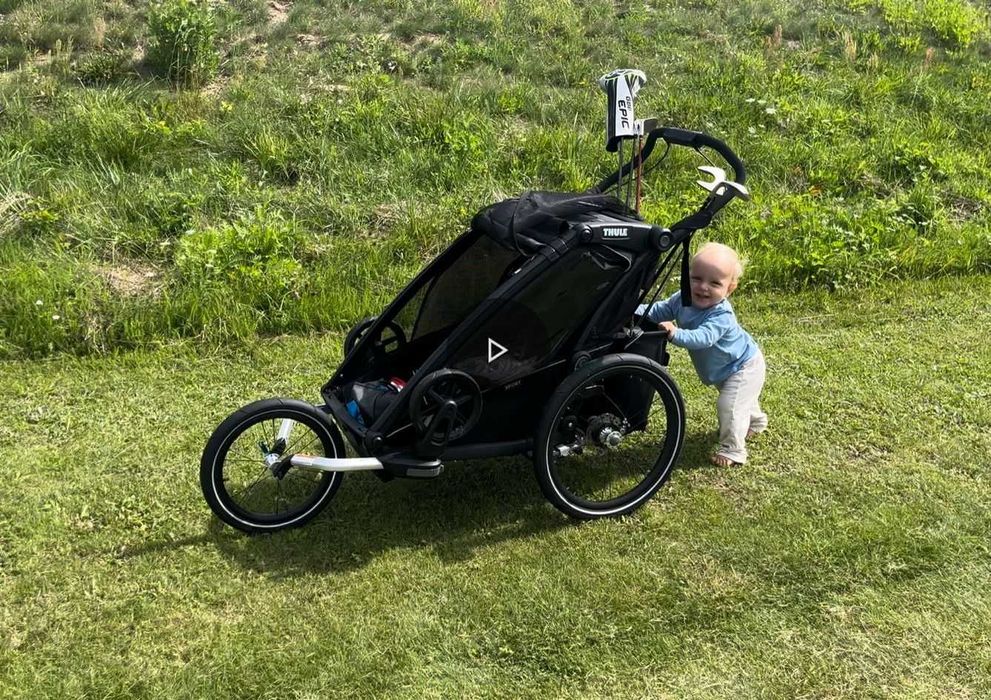 Thule Chariot Sport 1 Midnight Black - najlepsza amortyzacja na rynkuu