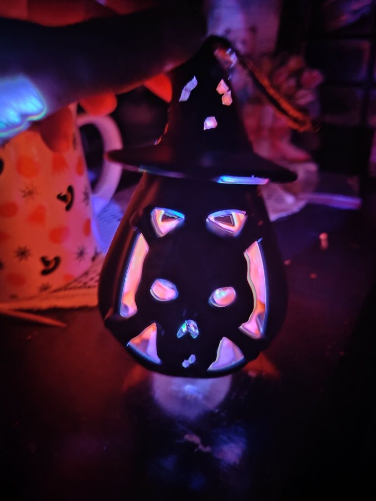 Halloween Wielobarwna lampa