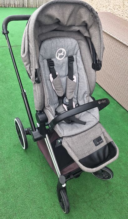 CYBEX PRIAM LUX rama chrome zestaw 2w1 gondola spacerówka stelaż
