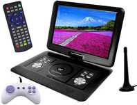 Przenośne DVD Samochodowe 16" Telewizor Tuner TV DVBT2 HEVC USB SD 12V