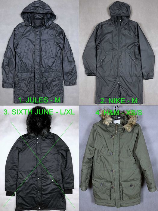 Nike, H&M, Sixth June, Jules - демісезонна куртка, парка, вітровка