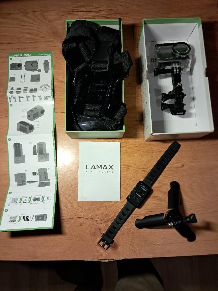 Kamera BODYCAM LAMAX W9.1 4k dual screen | kamerka ala gopro stan bdb