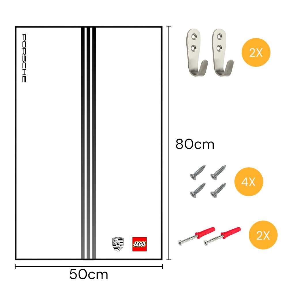 Ramka do ekspozycji ściennej LEGO Porsche 911 RSR 42096