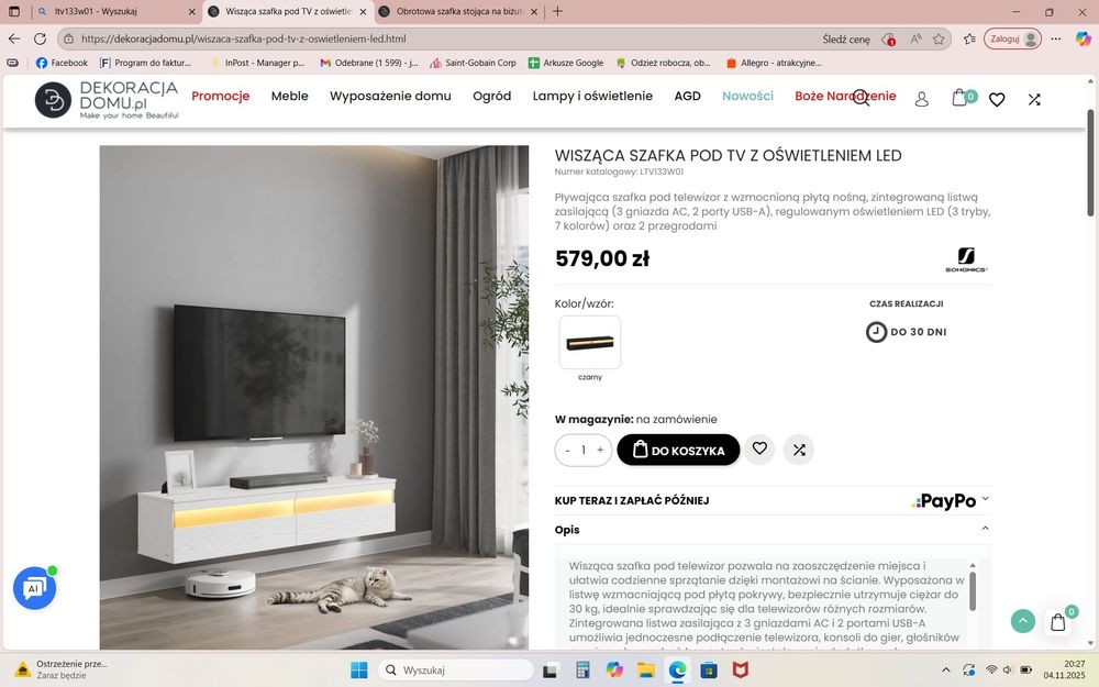 Szafka pod telewizor