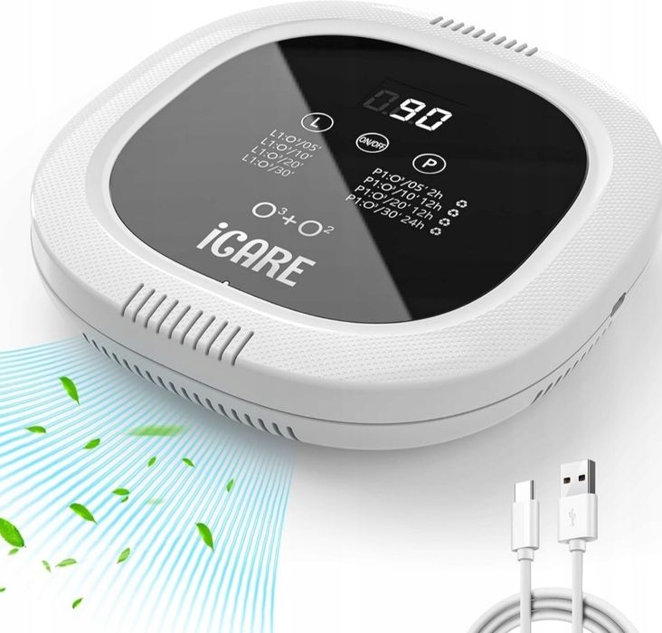 Ozonator , oczyszczacz powietrza domowy do 40m2 200 mg/h do zawieszeni