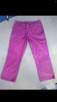 Bawełniane spodnie fuksja XL 42