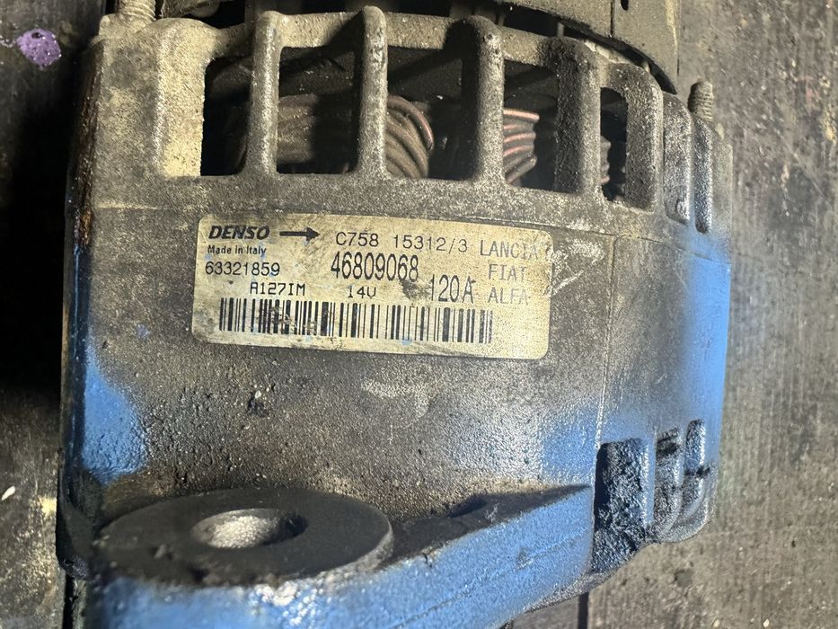 Генератор 46809068 fiat doblo 1.9 jtd 120A