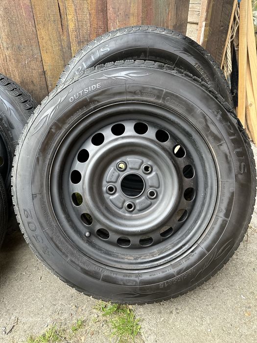 Koła 15" | felgi 5x114,3 | opony zimowe Aplus A502 195/65 R15 91 H