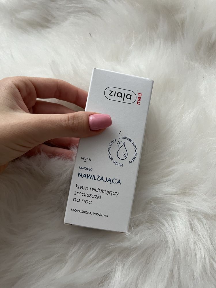Ziaja Med Kuracja Nawilżająca krem redukujący zmarszczki na noc